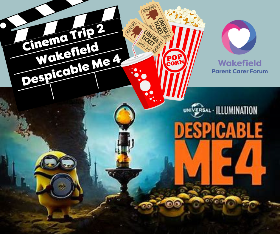 Image shows clapper board with characters from Despicable Me 4 movie